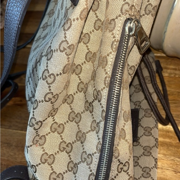 Gucci monogram drawstring backpack - Picture 3 of 8